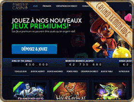 Screenshot Paris VIP Casino